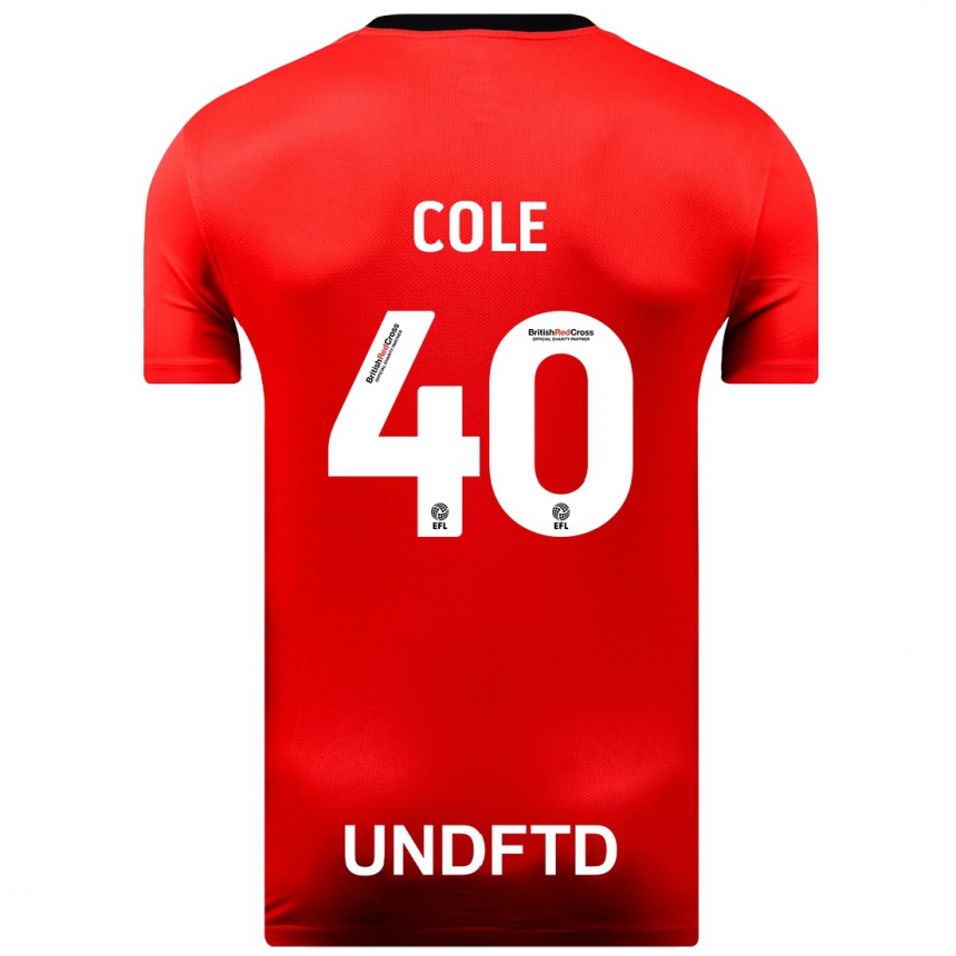 Niño Fútbol Camiseta Delphi Cole #40 Rojo 2ª Equipación 2023/24 México