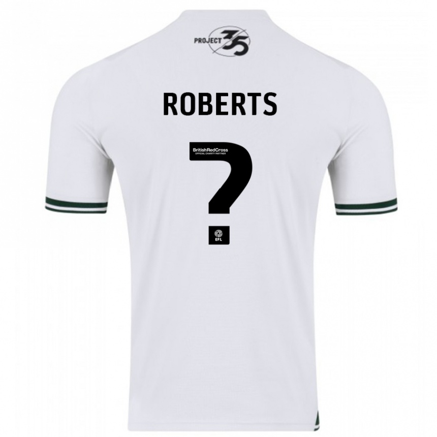 Niño Fútbol Camiseta Caleb Roberts #0 Blanco 2ª Equipación 2023/24 México