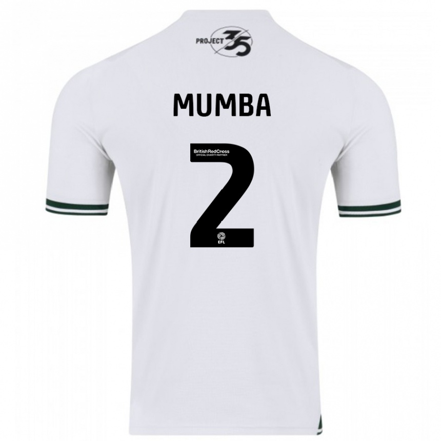 Niño Fútbol Camiseta Bali Mumba #2 Blanco 2ª Equipación 2023/24 México