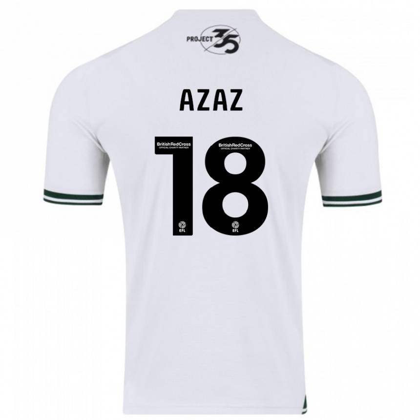 Niño Fútbol Camiseta Finn Azaz #18 Blanco 2ª Equipación 2023/24 México