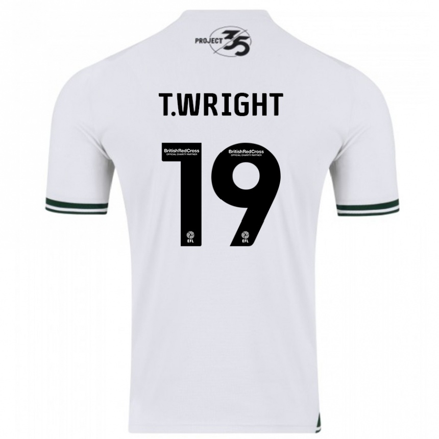 Niño Fútbol Camiseta Tyreik Wright #19 Blanco 2ª Equipación 2023/24 México