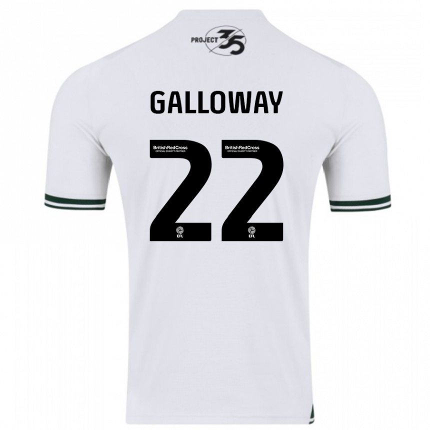 Niño Fútbol Camiseta Brendan Galloway #22 Blanco 2ª Equipación 2023/24 México