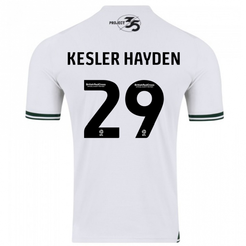 Niño Fútbol Camiseta Kaine Kesler-Hayden #29 Blanco 2ª Equipación 2023/24 México