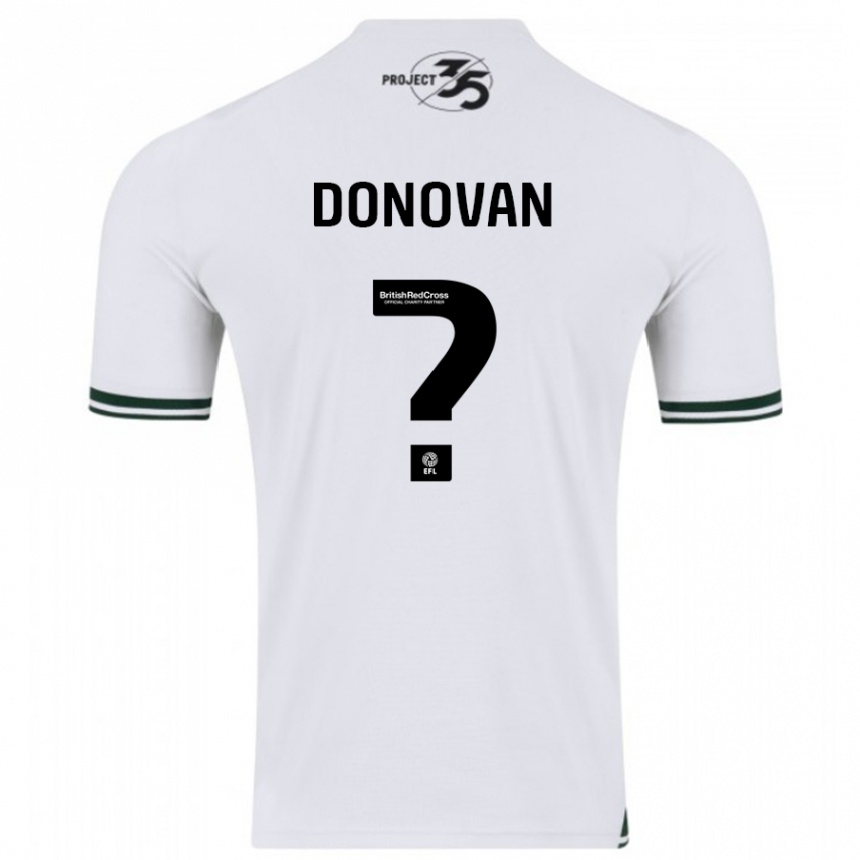 Niño Fútbol Camiseta Henry Donovan #0 Blanco 2ª Equipación 2023/24 México