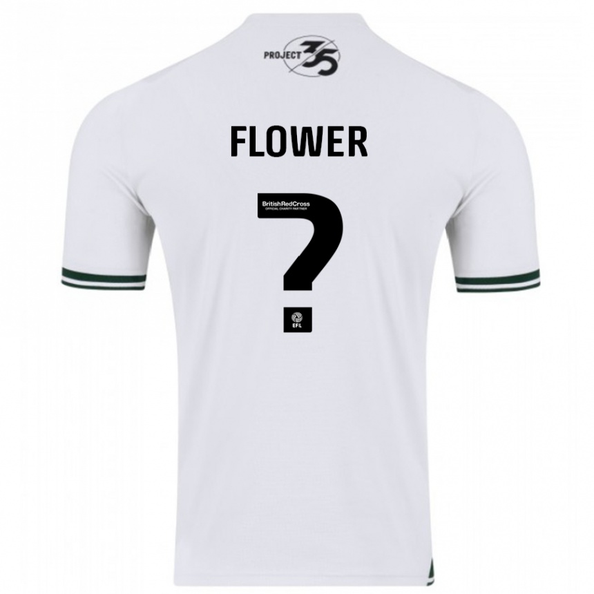 Niño Fútbol Camiseta Jack Flower #0 Blanco 2ª Equipación 2023/24 México