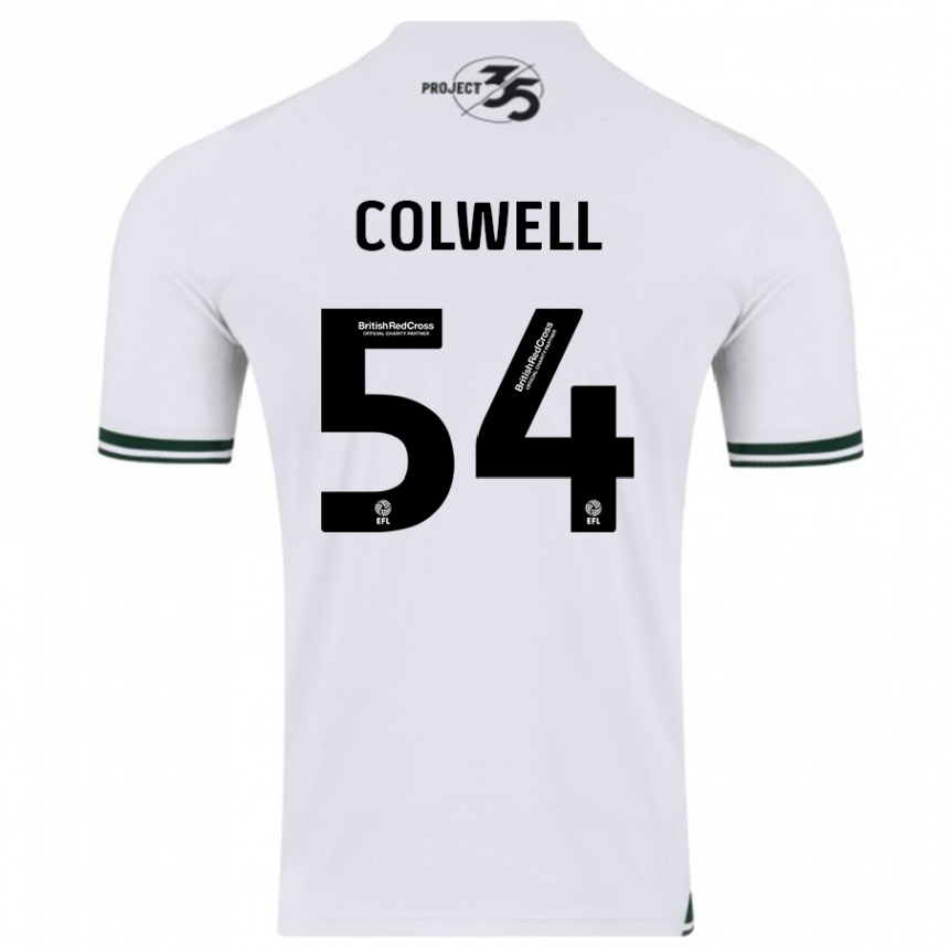 Niño Fútbol Camiseta Lewis Colwell #54 Blanco 2ª Equipación 2023/24 México