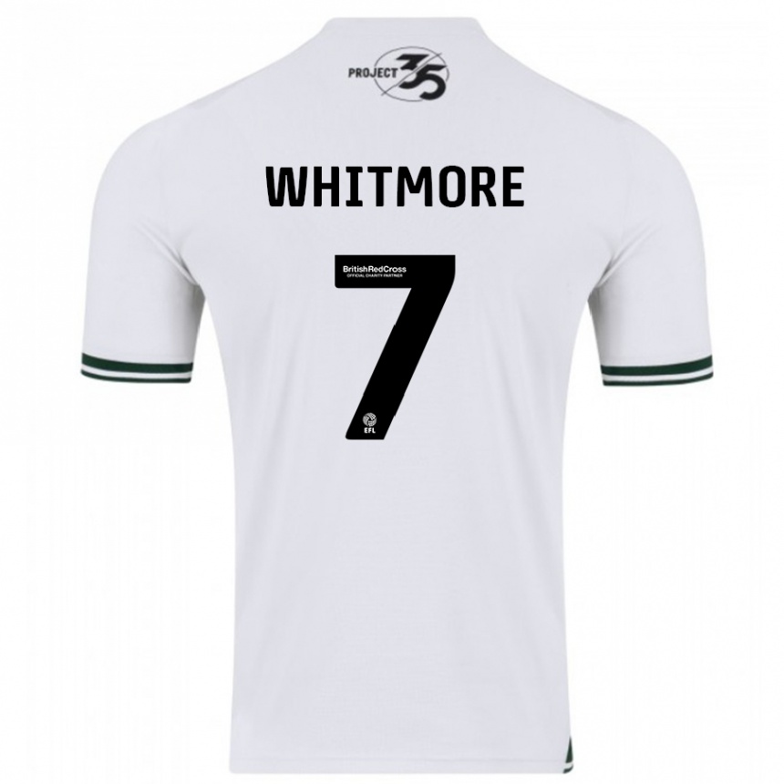 Niño Fútbol Camiseta Charlotte Whitmore #7 Blanco 2ª Equipación 2023/24 México