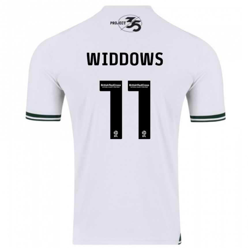 Niño Fútbol Camiseta Jade Widdows #11 Blanco 2ª Equipación 2023/24 México