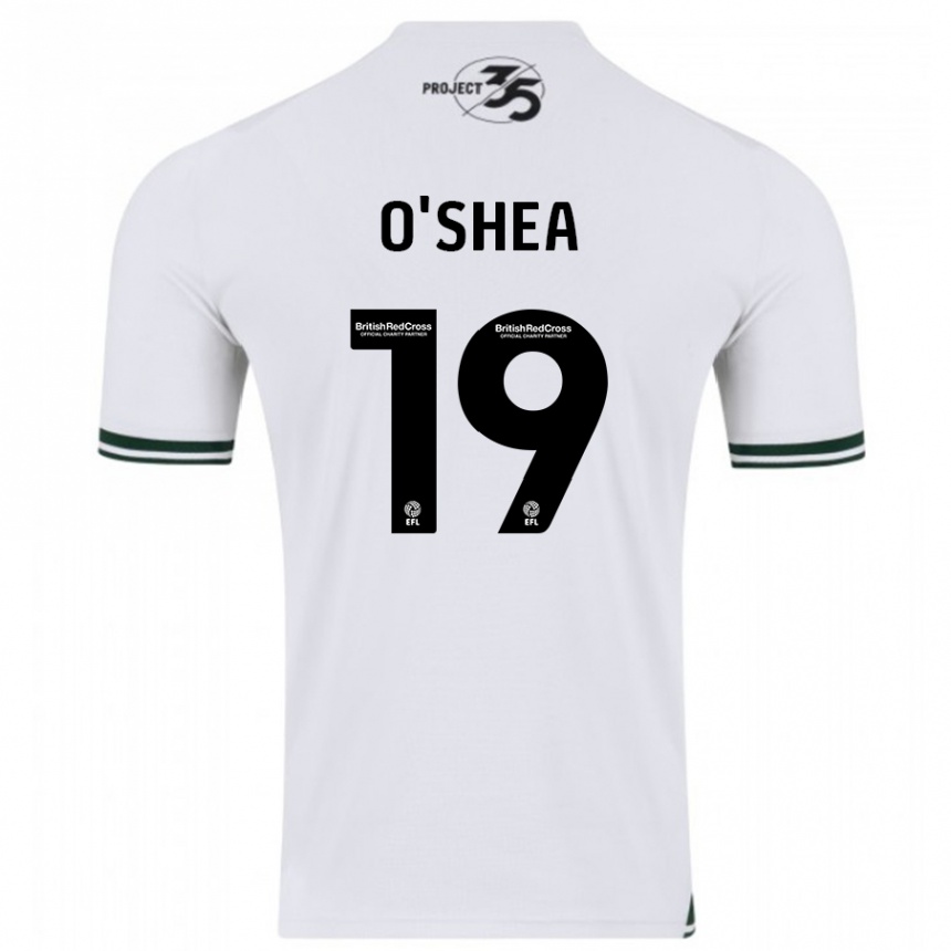 Niño Fútbol Camiseta Erin O'shea #19 Blanco 2ª Equipación 2023/24 México