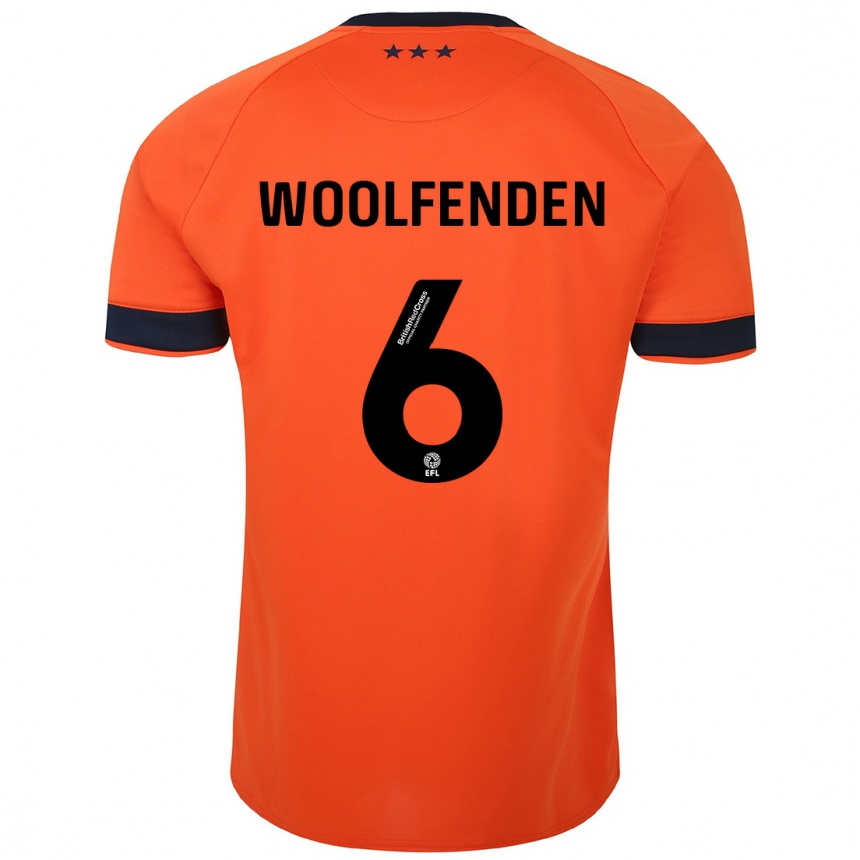 Niño Fútbol Camiseta Luke Woolfenden #6 Naranja 2ª Equipación 2023/24 México