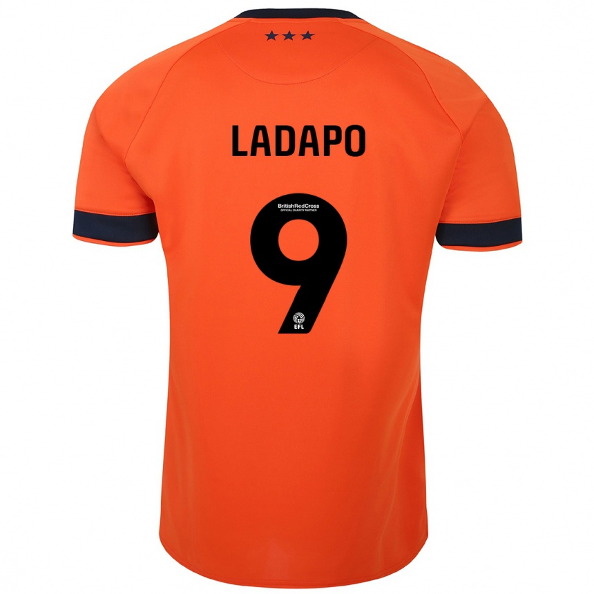 Niño Fútbol Camiseta Freddie Ladapo #9 Naranja 2ª Equipación 2023/24 México