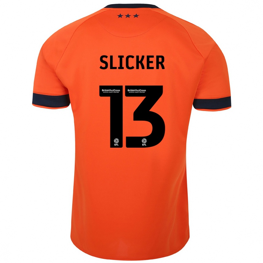 Niño Fútbol Camiseta Cieran Slicker #13 Naranja 2ª Equipación 2023/24 México