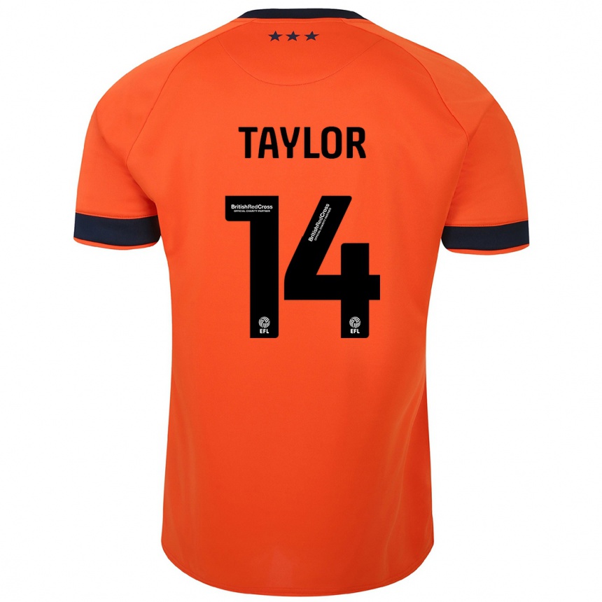 Niño Fútbol Camiseta Jack Taylor #14 Naranja 2ª Equipación 2023/24 México