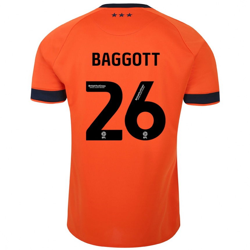 Niño Fútbol Camiseta Elkan Baggott #26 Naranja 2ª Equipación 2023/24 México