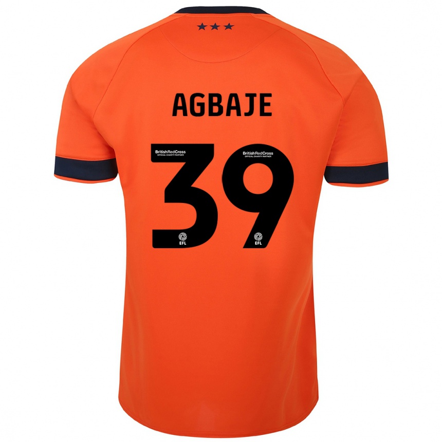 Niño Fútbol Camiseta Edwin Agbaje #39 Naranja 2ª Equipación 2023/24 México