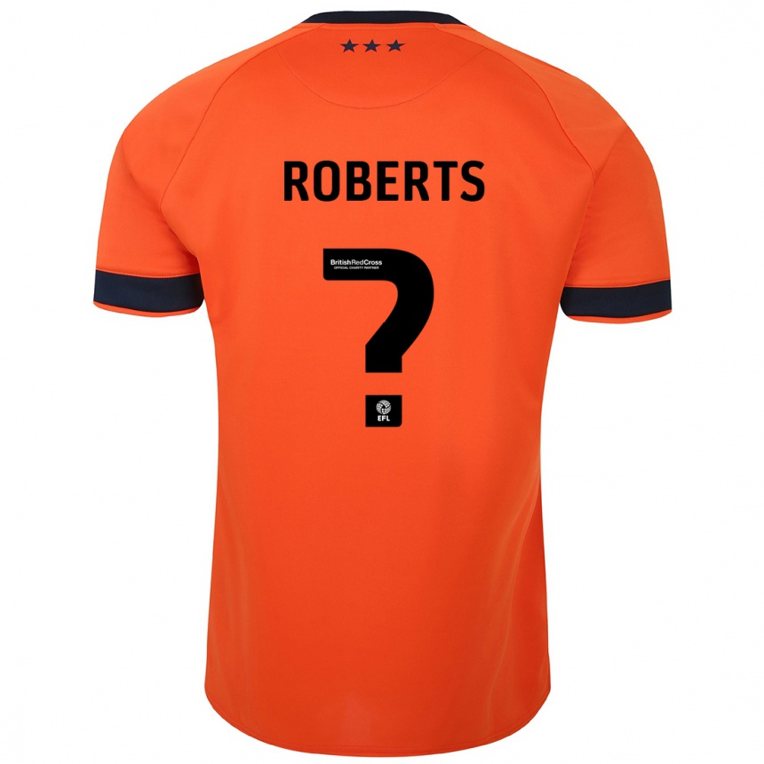 Niño Fútbol Camiseta Mathaeus Roberts #0 Naranja 2ª Equipación 2023/24 México