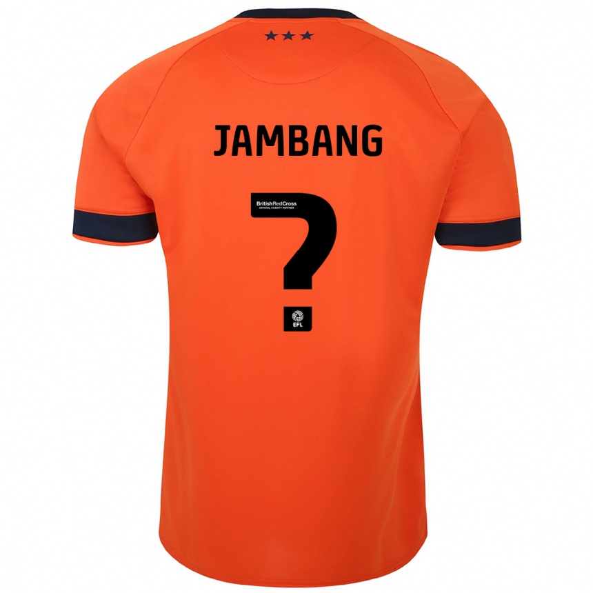 Niño Fútbol Camiseta Ayyuba Jambang #0 Naranja 2ª Equipación 2023/24 México