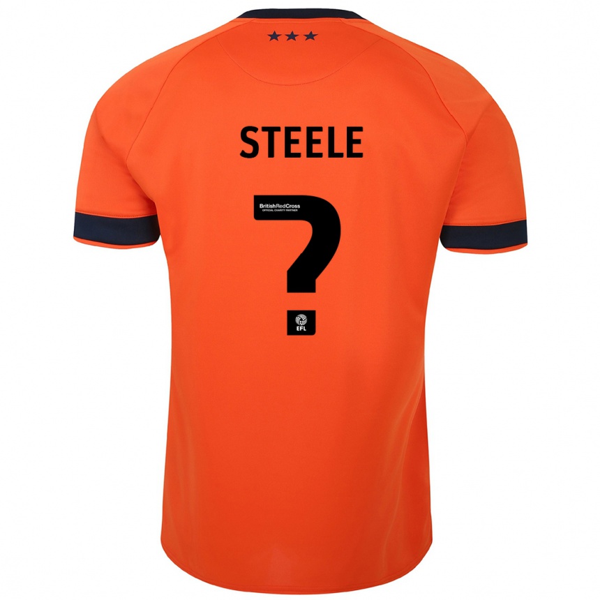 Niño Fútbol Camiseta Finn Steele #0 Naranja 2ª Equipación 2023/24 México