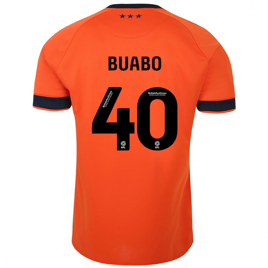 Niño Fútbol Camiseta Gerard Buabo #40 Naranja 2ª Equipación 2023/24 México