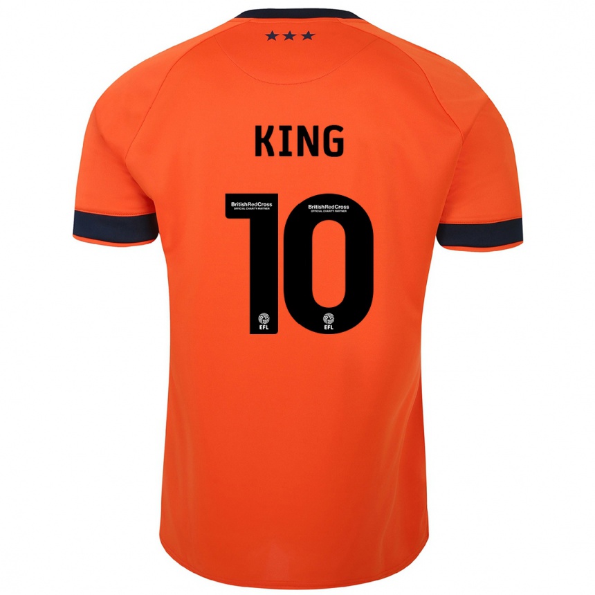 Niño Fútbol Camiseta Eloise King #10 Naranja 2ª Equipación 2023/24 México