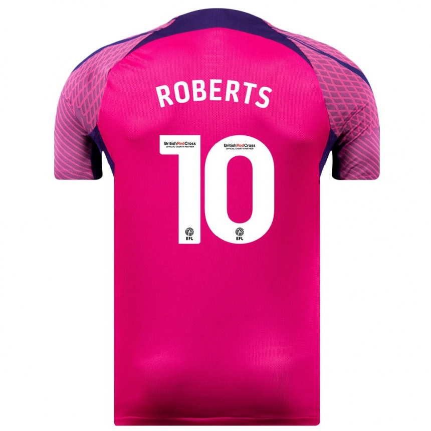 Niño Fútbol Camiseta Patrick Roberts #10 Morado 2ª Equipación 2023/24 México