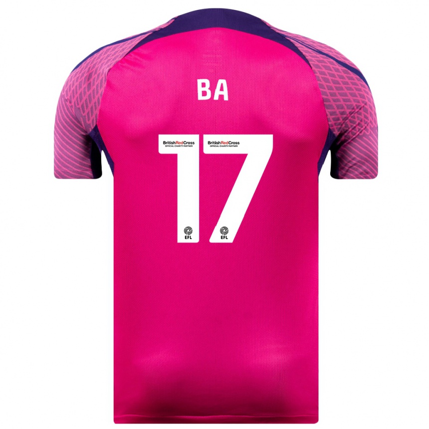 Niño Fútbol Camiseta Abdoullah Ba #17 Morado 2ª Equipación 2023/24 México