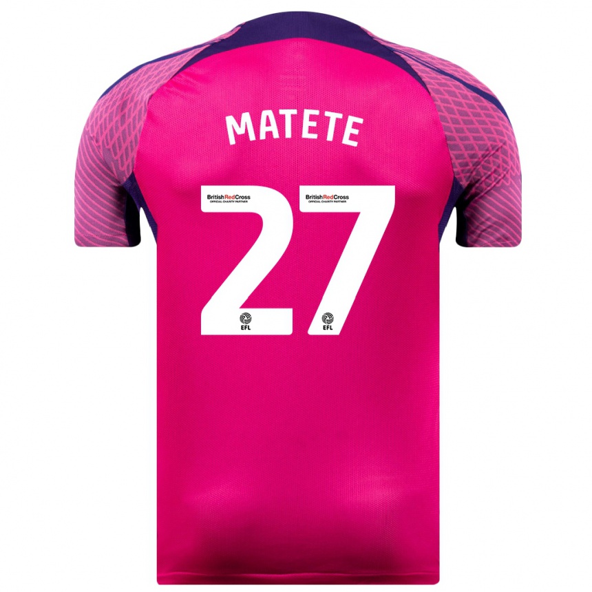 Niño Fútbol Camiseta Jay Matete #27 Morado 2ª Equipación 2023/24 México