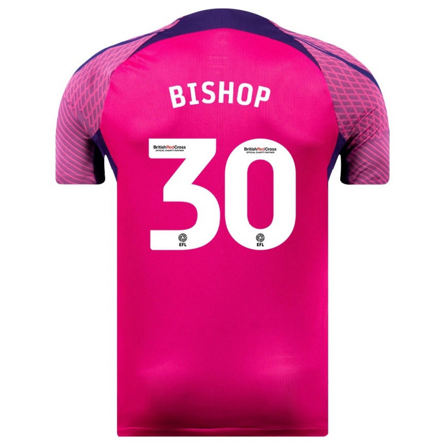 Niño Fútbol Camiseta Nathan Bishop #30 Morado 2ª Equipación 2023/24 México