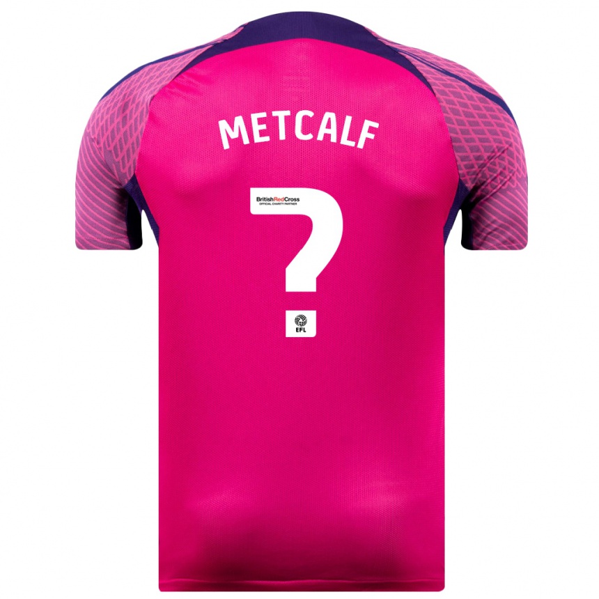 Niño Fútbol Camiseta Ben Metcalf #0 Morado 2ª Equipación 2023/24 México