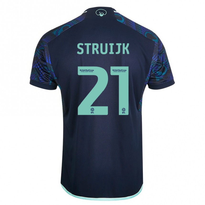 Niño Fútbol Camiseta Pascal Struijk #21 Azul 2ª Equipación 2023/24 México