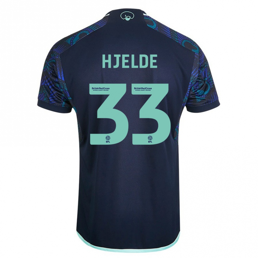 Niño Fútbol Camiseta Leo Fuhr Hjelde #33 Azul 2ª Equipación 2023/24 México