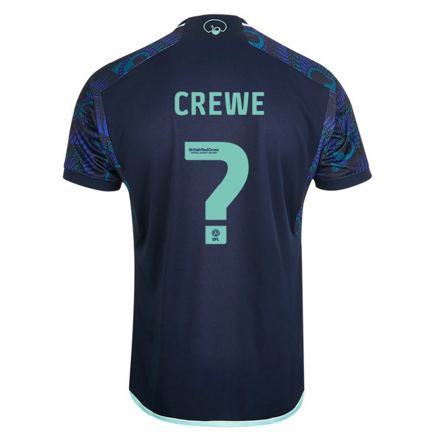 Niño Fútbol Camiseta Charlie Crewe #0 Azul 2ª Equipación 2023/24 México