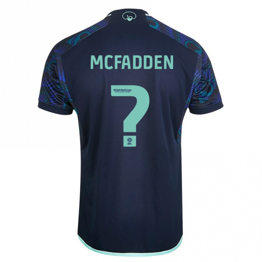 Niño Fútbol Camiseta Max Mcfadden #0 Azul 2ª Equipación 2023/24 México