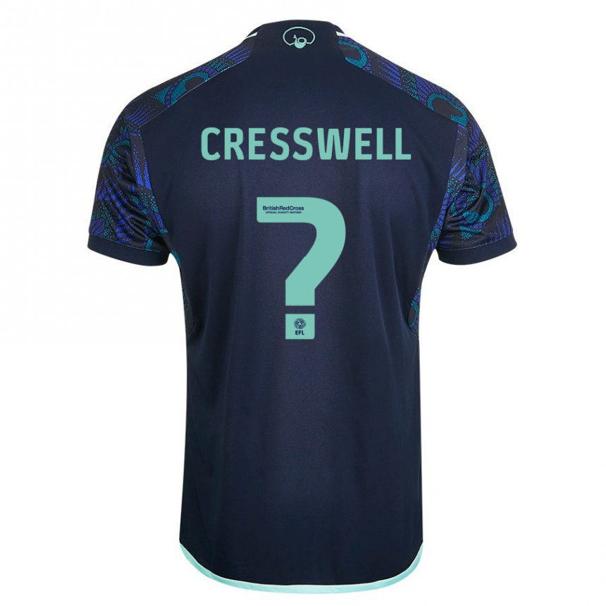 Niño Fútbol Camiseta Alfie Cresswell #0 Azul 2ª Equipación 2023/24 México