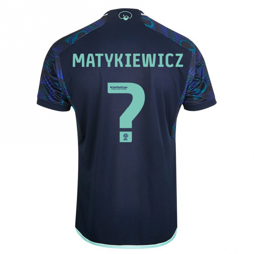 Niño Fútbol Camiseta Luke Matykiewicz #0 Azul 2ª Equipación 2023/24 México