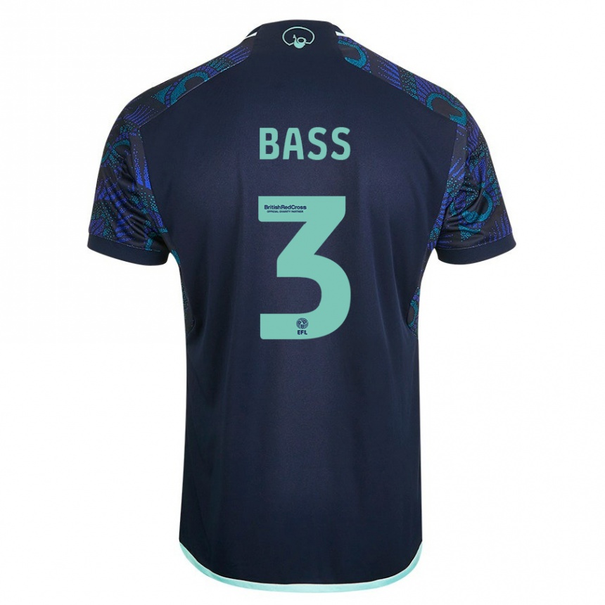 Niño Fútbol Camiseta Rebekah Bass #3 Azul 2ª Equipación 2023/24 México