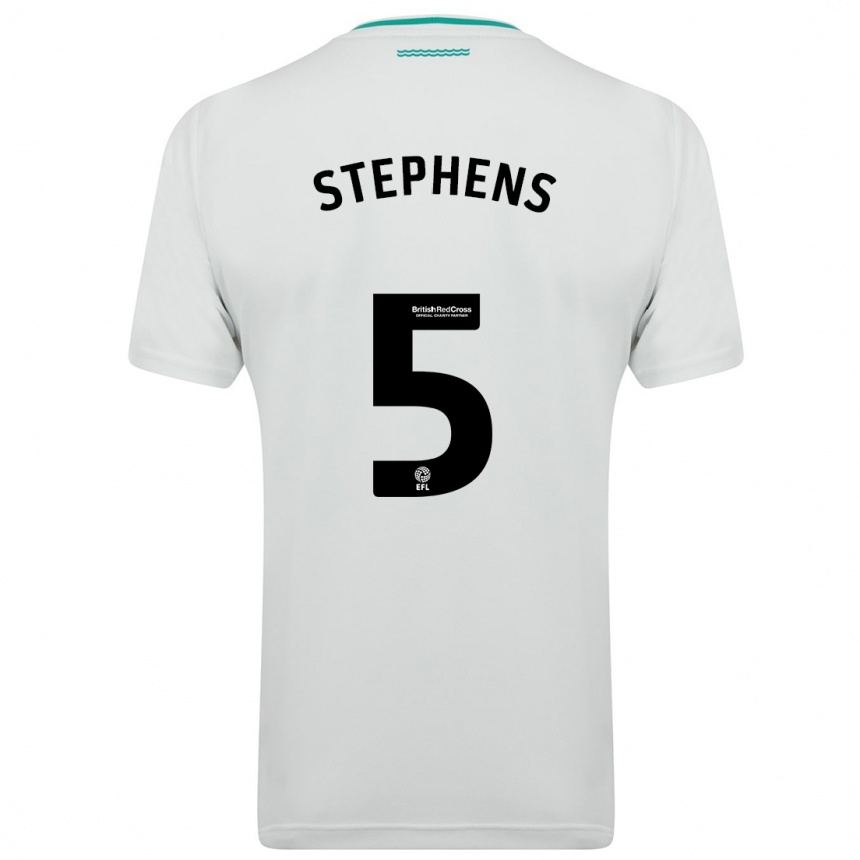 Niño Fútbol Camiseta Jack Stephens #5 Blanco 2ª Equipación 2023/24 México