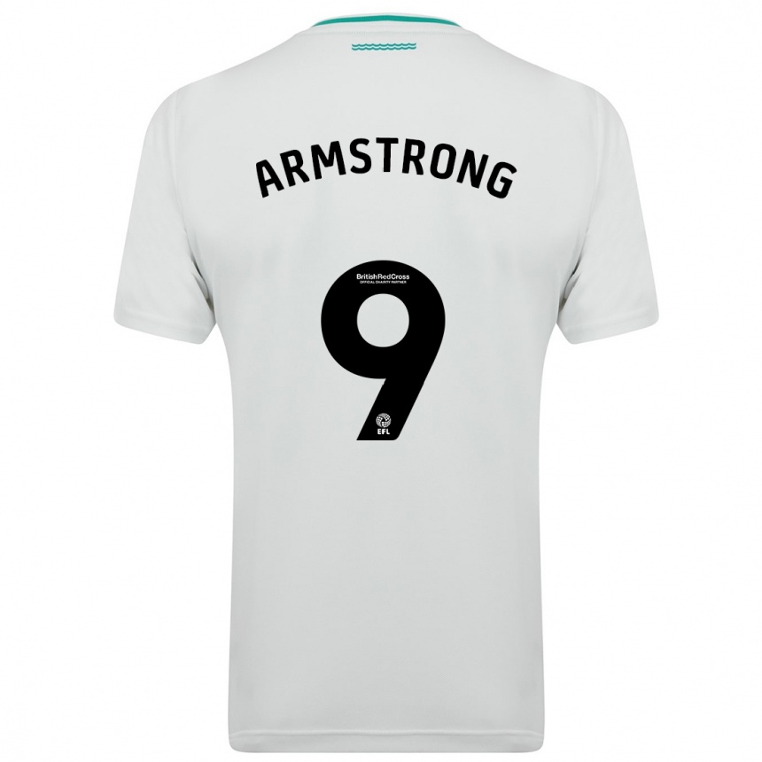 Niño Fútbol Camiseta Adam Armstrong #9 Blanco 2ª Equipación 2023/24 México