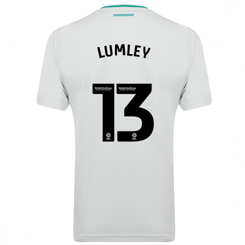 Niño Fútbol Camiseta Joe Lumley #13 Blanco 2ª Equipación 2023/24 México