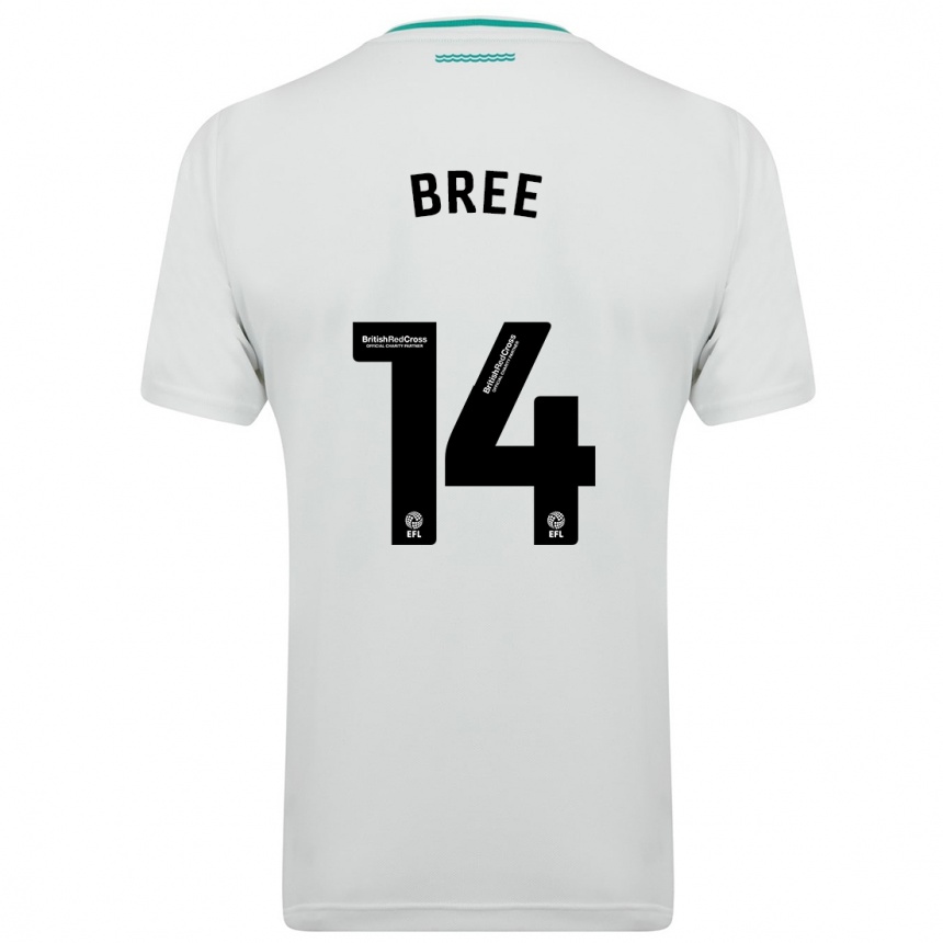 Niño Fútbol Camiseta James Bree #14 Blanco 2ª Equipación 2023/24 México