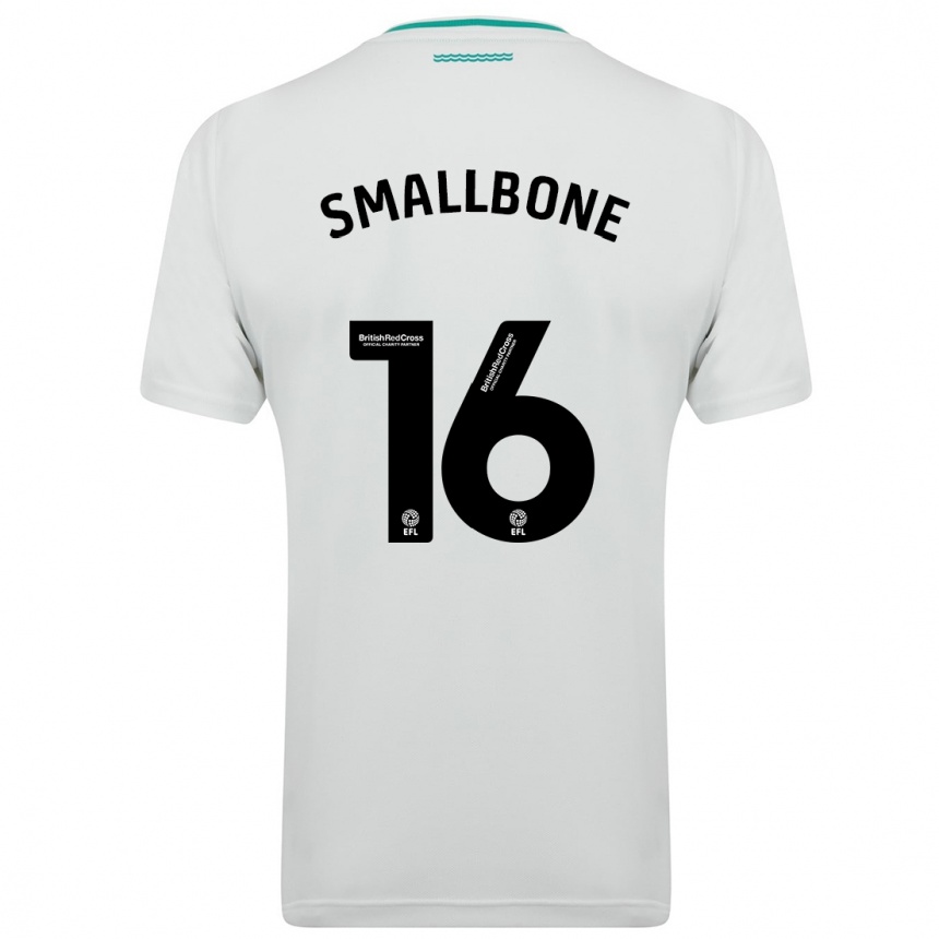 Niño Fútbol Camiseta Will Smallbone #16 Blanco 2ª Equipación 2023/24 México