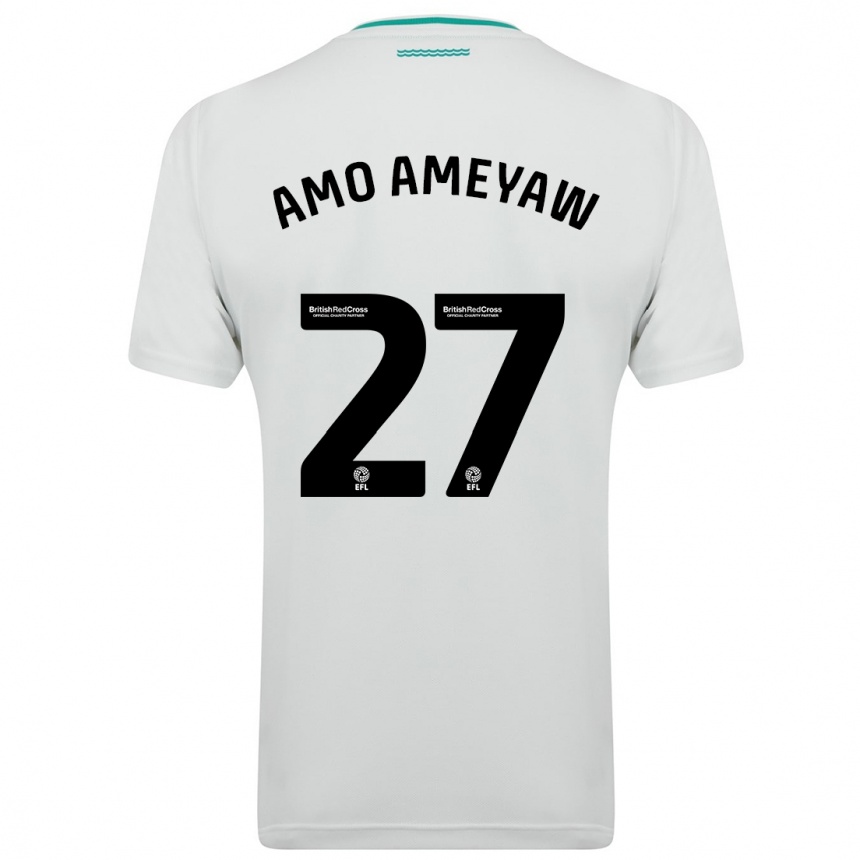 Niño Fútbol Camiseta Samuel Amo-Ameyaw #27 Blanco 2ª Equipación 2023/24 México