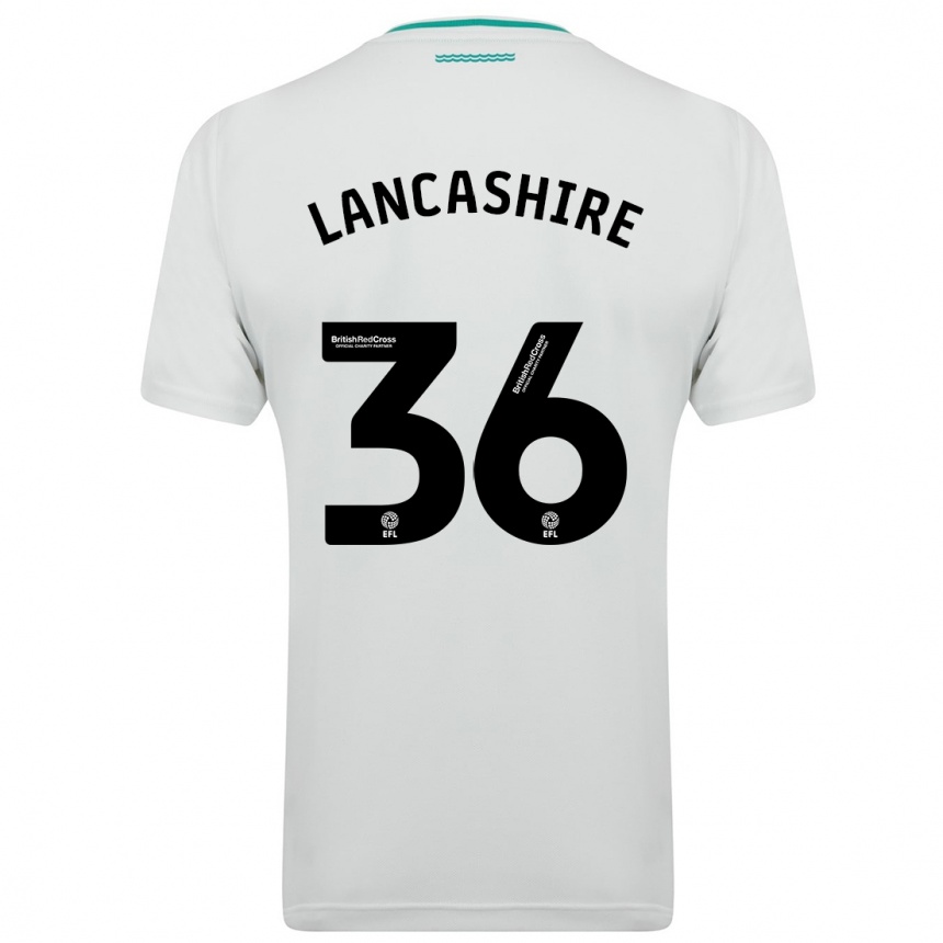 Niño Fútbol Camiseta Olly Lancashire #36 Blanco 2ª Equipación 2023/24 México