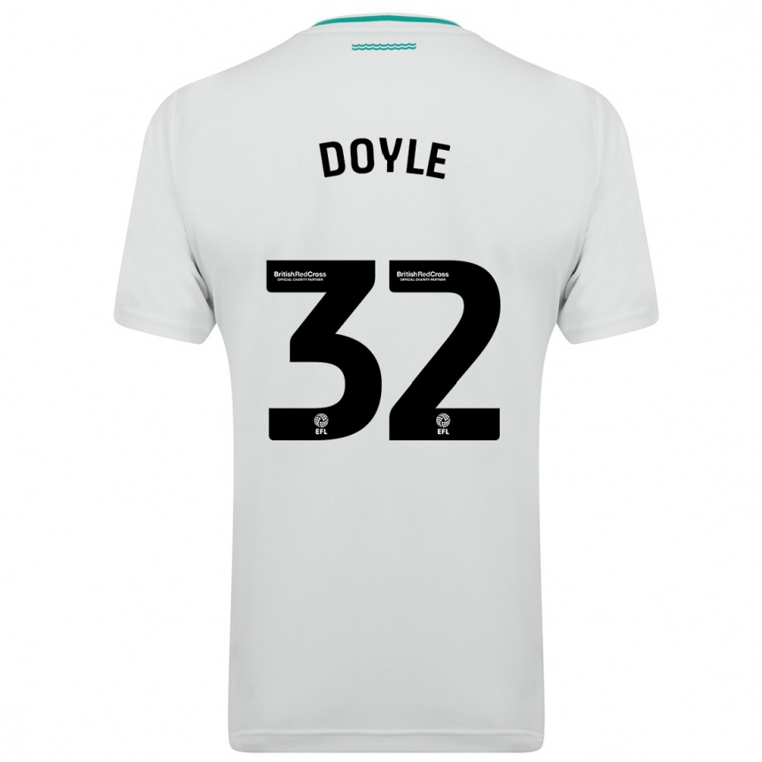 Niño Fútbol Camiseta Kamari Doyle #32 Blanco 2ª Equipación 2023/24 México