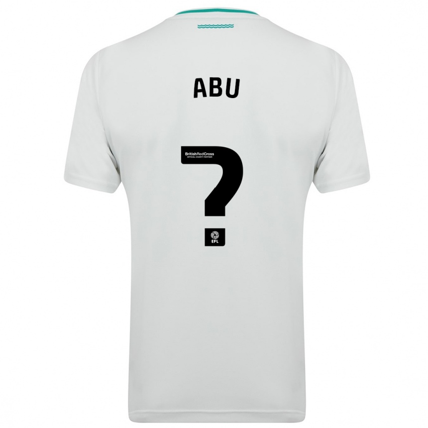 Niño Fútbol Camiseta Derrick Abu #0 Blanco 2ª Equipación 2023/24 México