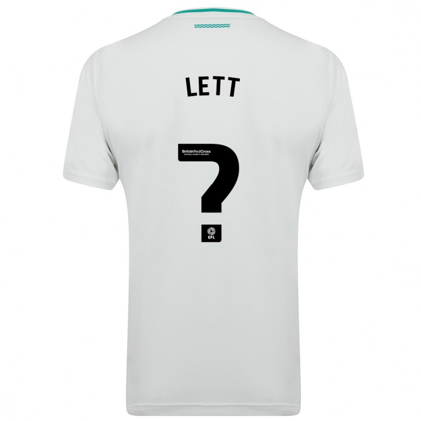 Niño Fútbol Camiseta Josh Lett #0 Blanco 2ª Equipación 2023/24 México