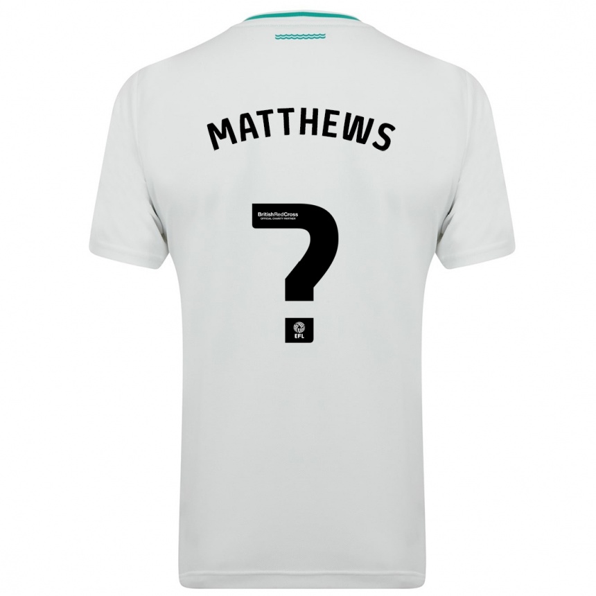 Niño Fútbol Camiseta Abdulhalim Okonola-Matthews #0 Blanco 2ª Equipación 2023/24 México