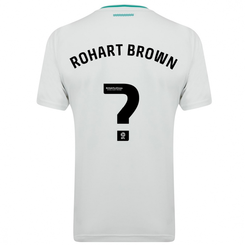 Niño Fútbol Camiseta Thierry Rohart-Brown #0 Blanco 2ª Equipación 2023/24 México