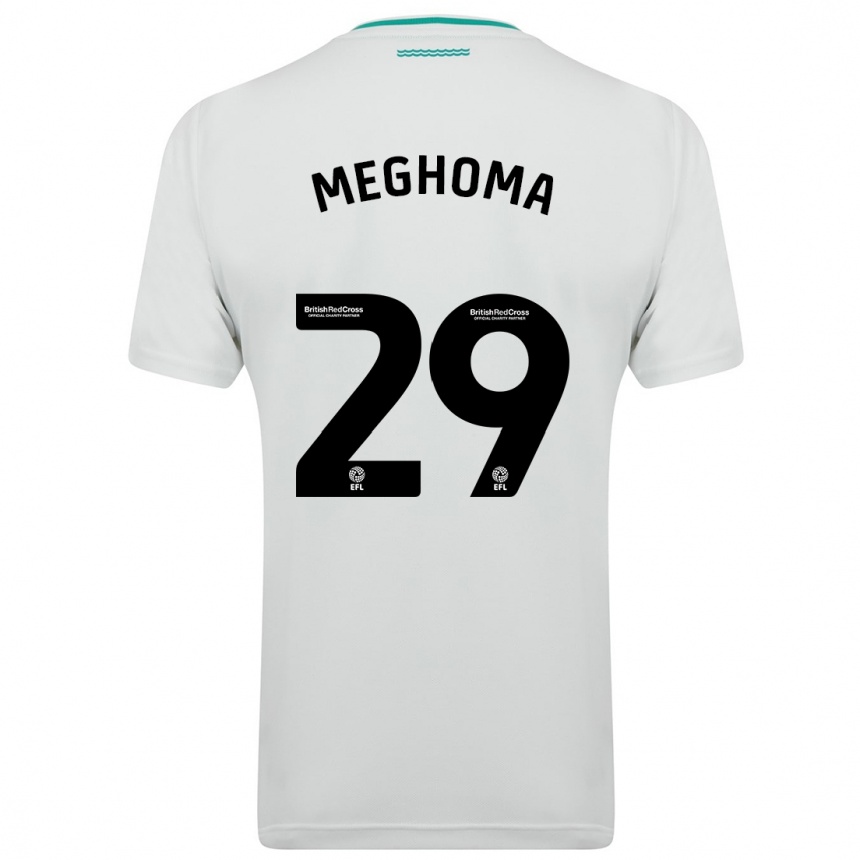 Niño Fútbol Camiseta Jayden Meghoma #29 Blanco 2ª Equipación 2023/24 México