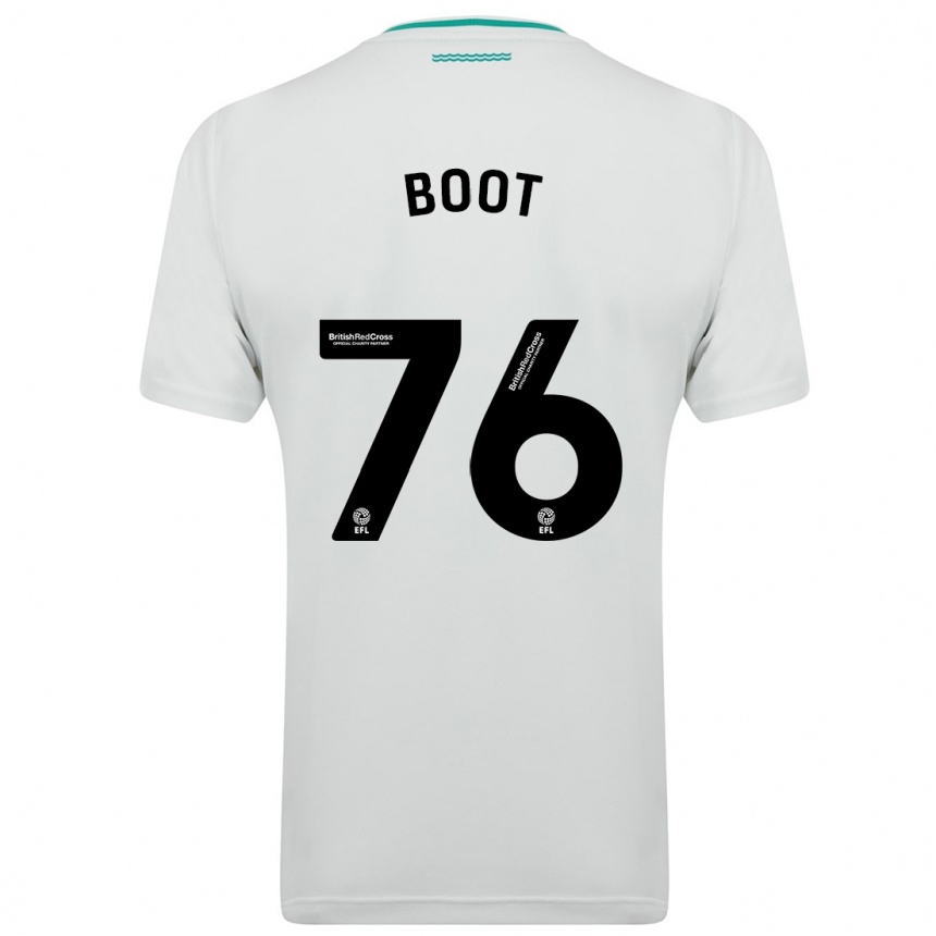 Niño Fútbol Camiseta Nathanael Boot #76 Blanco 2ª Equipación 2023/24 México